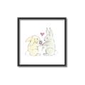 Picture of Playful Bunnies _GroupedProduct_Square_Mini_ _GroupedProduct_Square_Canvas_Framed_