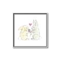 Picture of Playful Bunnies _GroupedProduct_Square_Mini_ _GroupedProduct_Square_Canvas_Framed_