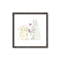 Picture of Playful Bunnies _GroupedProduct_Square_Mini_ _GroupedProduct_Square_Canvas_Framed_