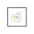Picture of Playful Bunnies _GroupedProduct_Square_Mini_ _GroupedProduct_Square_Canvas_Framed_