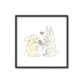 Picture of Playful Bunnies _GroupedProduct_Square_Mini_ _GroupedProduct_Square_Canvas_Framed_
