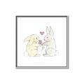Picture of Playful Bunnies _GroupedProduct_Square_Mini_ _GroupedProduct_Square_Canvas_Framed_