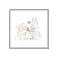 Picture of Playful Bunnies _GroupedProduct_Square_Mini_ _GroupedProduct_Square_Canvas_Framed_