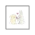 Picture of Playful Bunnies _GroupedProduct_Square_Mini_ _GroupedProduct_Square_Canvas_Framed_