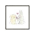 Picture of Playful Bunnies _GroupedProduct_Square_Mini_ _GroupedProduct_Square_Canvas_Framed_