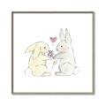 Picture of Playful Bunnies _GroupedProduct_Square_Mini_ _GroupedProduct_Square_Canvas_Framed_
