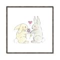 Picture of Playful Bunnies _GroupedProduct_Square_Mini_ _GroupedProduct_Square_Canvas_Framed_