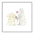 Picture of Playful Bunnies _GroupedProduct_Square_Mini_ _GroupedProduct_Square_Canvas_Framed_
