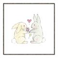 Picture of Playful Bunnies _GroupedProduct_Square_Mini_ _GroupedProduct_Square_Canvas_Framed_