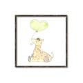 Picture of Heart Balloon Giraffe _GroupedProduct_Square_Mini_ _GroupedProduct_Square_Canvas_Framed_
