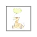 Picture of Heart Balloon Giraffe _GroupedProduct_Square_Mini_ _GroupedProduct_Square_Canvas_Framed_
