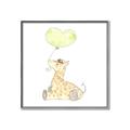 Picture of Heart Balloon Giraffe _GroupedProduct_Square_Mini_ _GroupedProduct_Square_Canvas_Framed_