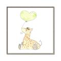 Picture of Heart Balloon Giraffe _GroupedProduct_Square_Mini_ _GroupedProduct_Square_Canvas_Framed_