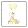 Picture of Heart Balloon Giraffe _GroupedProduct_Square_Mini_ _GroupedProduct_Square_Canvas_Framed_