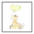 Picture of Heart Balloon Giraffe _GroupedProduct_Square_Mini_ _GroupedProduct_Square_Canvas_Framed_