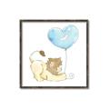 Picture of Heart Balloon Lion _GroupedProduct_Square_Mini_ _GroupedProduct_Square_Canvas_Framed_