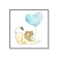 Picture of Heart Balloon Lion _GroupedProduct_Square_Mini_ _GroupedProduct_Square_Canvas_Framed_