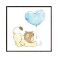 Picture of Heart Balloon Lion _GroupedProduct_Square_Mini_ _GroupedProduct_Square_Canvas_Framed_