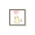Picture of Heart Balloon Cheetah _GroupedProduct_Square_Mini_ _GroupedProduct_Square_Canvas_Framed_