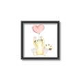 Picture of Heart Balloon Cheetah _GroupedProduct_Square_Mini_ _GroupedProduct_Square_Canvas_Framed_