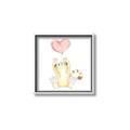 Picture of Heart Balloon Cheetah _GroupedProduct_Square_Mini_ _GroupedProduct_Square_Canvas_Framed_