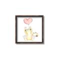 Picture of Heart Balloon Cheetah _GroupedProduct_Square_Mini_ _GroupedProduct_Square_Canvas_Framed_