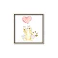 Picture of Heart Balloon Cheetah _GroupedProduct_Square_Mini_ _GroupedProduct_Square_Canvas_Framed_