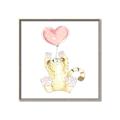 Picture of Heart Balloon Cheetah _GroupedProduct_Square_Mini_ _GroupedProduct_Square_Canvas_Framed_