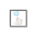 Picture of Heart Balloon Elephant _GroupedProduct_Square_Mini_ _GroupedProduct_Square_Canvas_Framed_