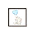Picture of Heart Balloon Elephant _GroupedProduct_Square_Mini_ _GroupedProduct_Square_Canvas_Framed_
