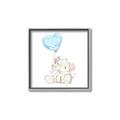 Picture of Heart Balloon Elephant _GroupedProduct_Square_Mini_ _GroupedProduct_Square_Canvas_Framed_