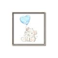 Picture of Heart Balloon Elephant _GroupedProduct_Square_Mini_ _GroupedProduct_Square_Canvas_Framed_