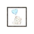 Picture of Heart Balloon Elephant _GroupedProduct_Square_Mini_ _GroupedProduct_Square_Canvas_Framed_