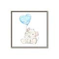 Picture of Heart Balloon Elephant _GroupedProduct_Square_Mini_ _GroupedProduct_Square_Canvas_Framed_