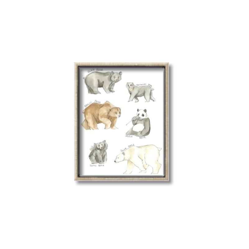 Picture of Bears _GroupedProduct_Rectangle_Portrait_Mini_ _GroupedProduct_Rectangle_Portrait_Canvas_Framed_