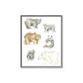 Picture of Bears _GroupedProduct_Rectangle_Portrait_Mini_ _GroupedProduct_Rectangle_Portrait_Canvas_Framed_