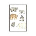 Picture of Bears _GroupedProduct_Rectangle_Portrait_Mini_ _GroupedProduct_Rectangle_Portrait_Canvas_Framed_