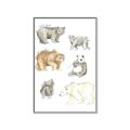Picture of Bears _GroupedProduct_Rectangle_Portrait_Mini_ _GroupedProduct_Rectangle_Portrait_Canvas_Framed_