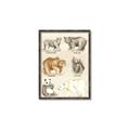 Picture of Bears Chart _GroupedProduct_Rectangle_Portrait_Mini_ _GroupedProduct_Rectangle_Portrait_Canvas_Framed_
