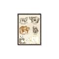 Picture of Bears Chart _GroupedProduct_Rectangle_Portrait_Mini_ _GroupedProduct_Rectangle_Portrait_Canvas_Framed_