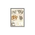 Picture of Bears Chart _GroupedProduct_Rectangle_Portrait_Mini_ _GroupedProduct_Rectangle_Portrait_Canvas_Framed_