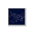 Picture of Airplane Navy I _GroupedProduct_Square_Mini_ _GroupedProduct_Square_Canvas_Framed_