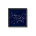 Picture of Airplane Navy I _GroupedProduct_Square_Mini_ _GroupedProduct_Square_Canvas_Framed_