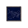 Picture of Airplane Navy I _GroupedProduct_Square_Mini_ _GroupedProduct_Square_Canvas_Framed_
