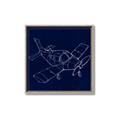 Picture of Airplane Navy I _GroupedProduct_Square_Mini_ _GroupedProduct_Square_Canvas_Framed_