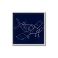 Picture of Airplane Navy I _GroupedProduct_Square_Mini_ _GroupedProduct_Square_Canvas_Framed_