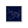 Picture of Airplane Navy I _GroupedProduct_Square_Mini_ _GroupedProduct_Square_Canvas_Framed_