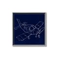 Picture of Airplane Navy I _GroupedProduct_Square_Mini_ _GroupedProduct_Square_Canvas_Framed_