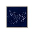 Picture of Airplane Navy I _GroupedProduct_Square_Mini_ _GroupedProduct_Square_Canvas_Framed_