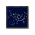 Picture of Airplane Navy I _GroupedProduct_Square_Mini_ _GroupedProduct_Square_Canvas_Framed_